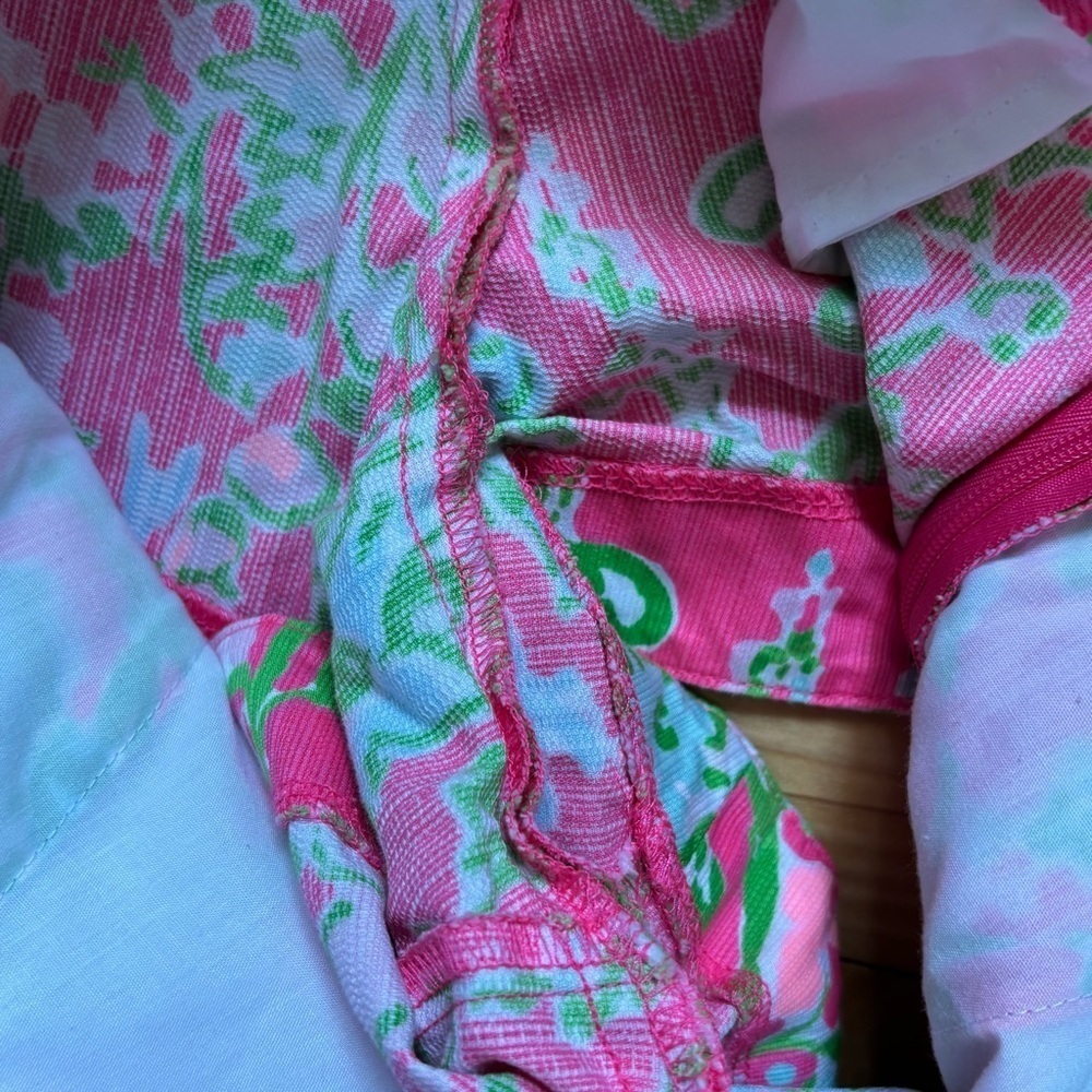 Lilly Pulitzer Adie Shorts Flamingo Pink Womens Size 2 Floral Beach Tropical - Picture 5 of 6